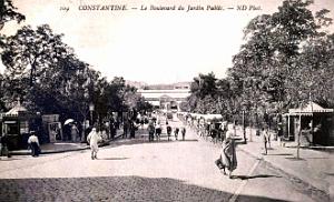 Constantine - Boulevard du Jardin public